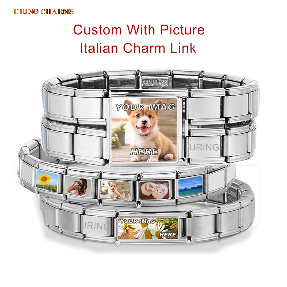 Bead Bracelet Men - URING Custom With Imagine Picture Italian