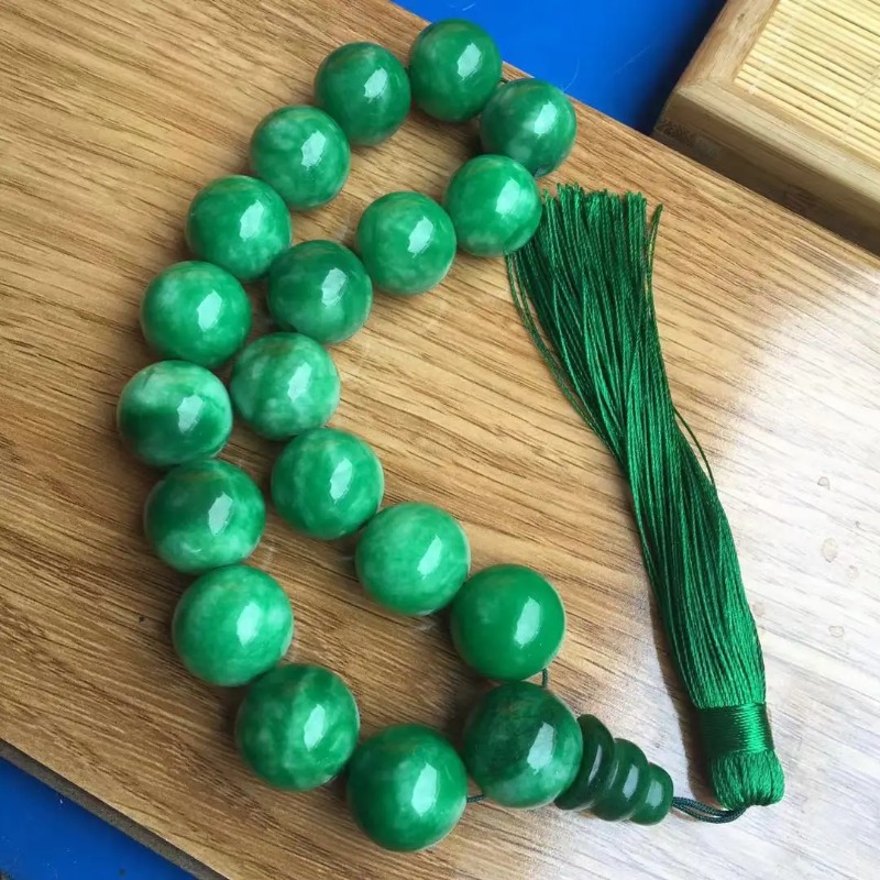 Bead Bracelet Men - Xanh Tự Nhiên Vòng Tay Ngọc