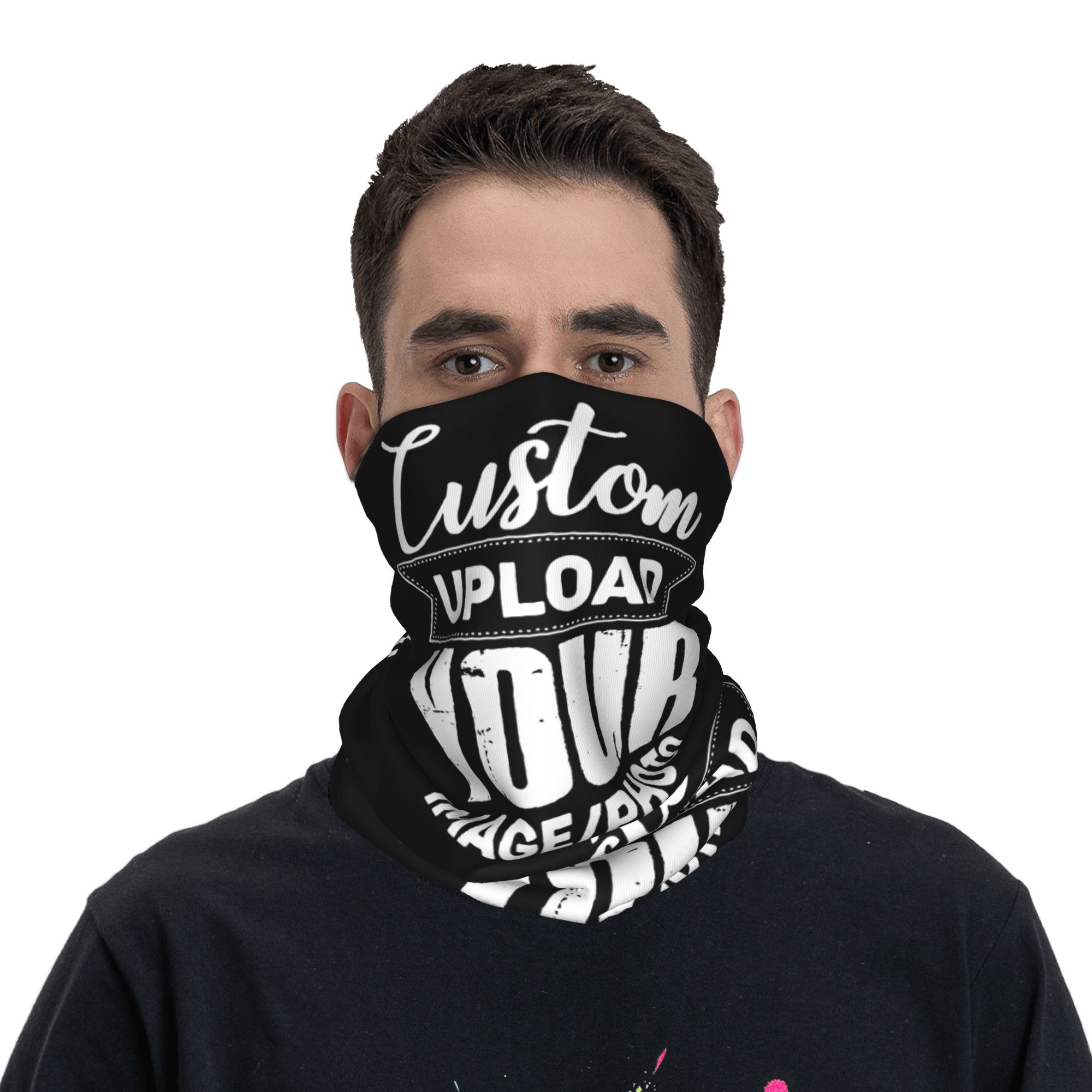 Men Accessories Logo - Custom Your Design Here Bandana Neck