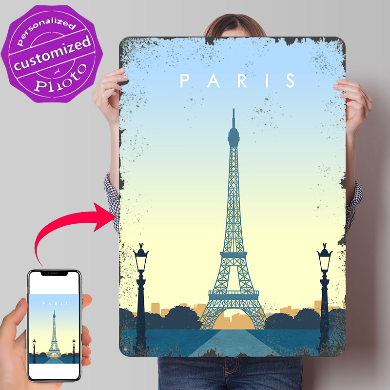 Men'S Accessories Paris - Paris 3D Texture Printed Poster Custom