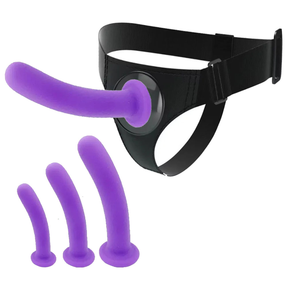 Men'S Vegan Accessories - Adjustable Silicone Strap On Harness with