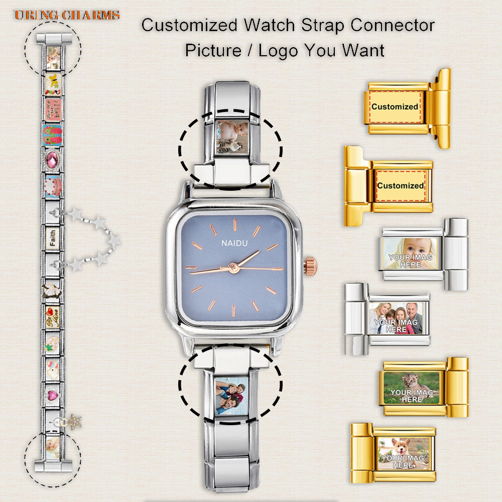 Men Accessories Logo - 1 pair Picture Logo Customized Watch