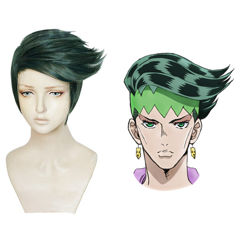Men'S Vegan Accessories - Rohan Kishibe Cosplay Wig Short Dark