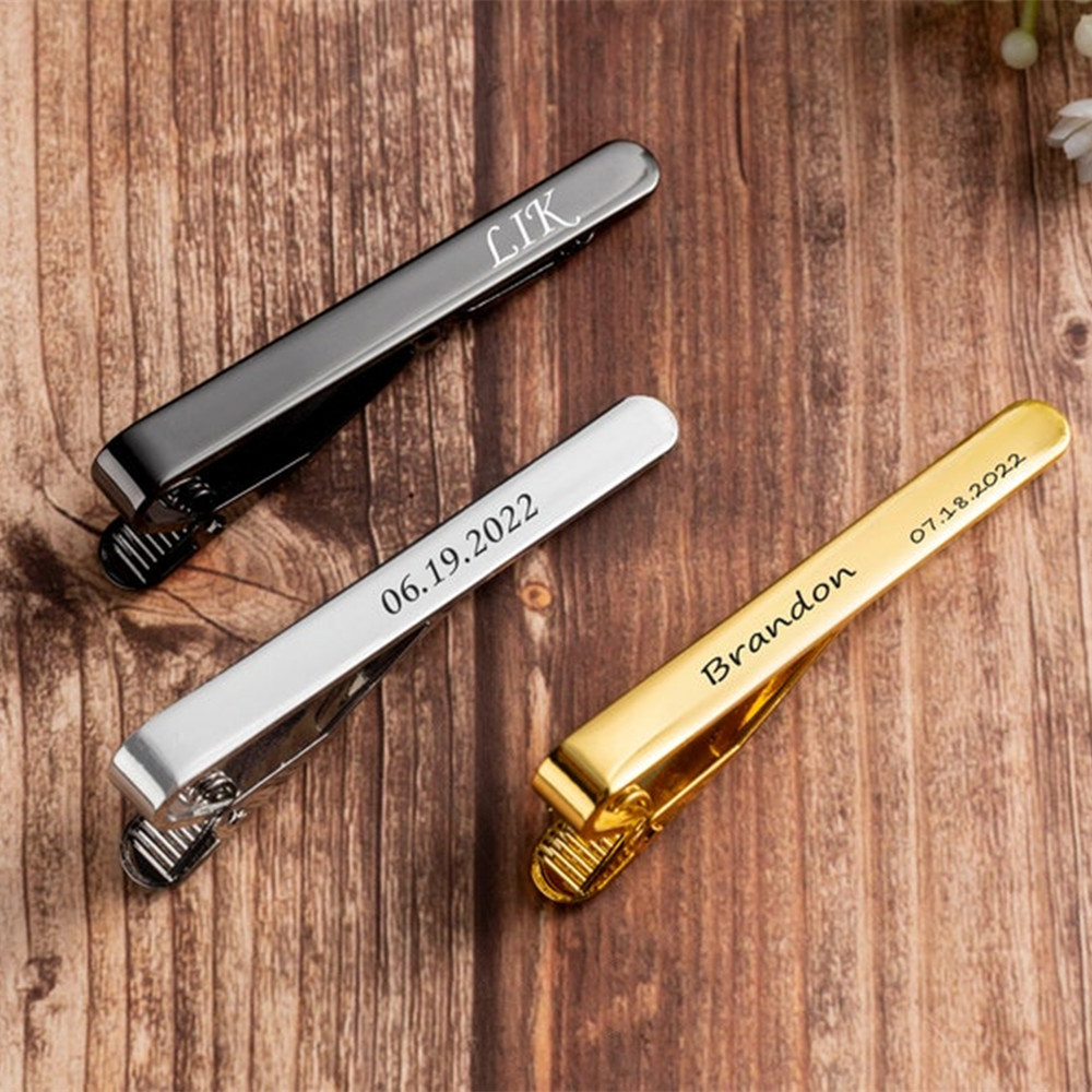 Men Accessories Logo - Personalized Custom Logo Name Necktie Pin