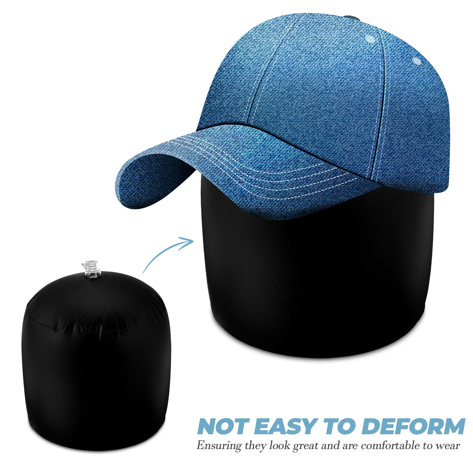 Men'S Accessories Wardrobe - Inflatable Hat Shaper Support Baseball Cap