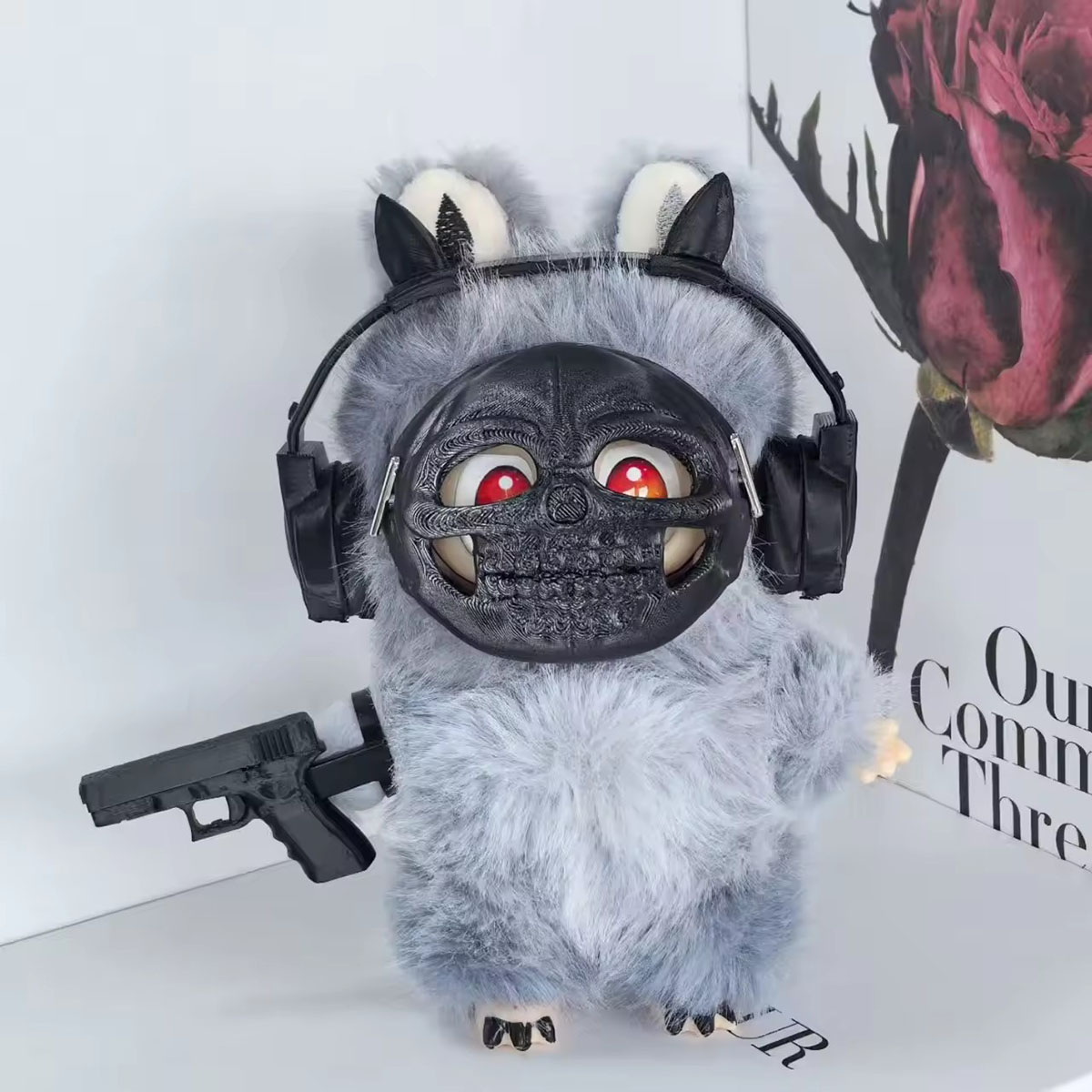 Men Accessories Combo - Plush Doll Funny Kit-Creative Mask Headphones
