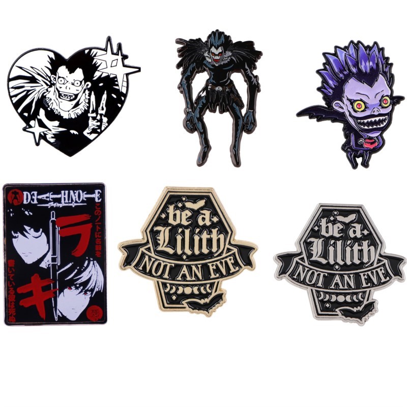Lapel Pin Enamel - Cute Gothic Dark Demon Monster Cartoon