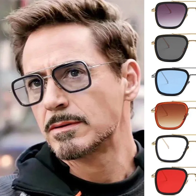 Men'S Accessories Glasses - Steam Punk Tony Stark Sunglasses Men