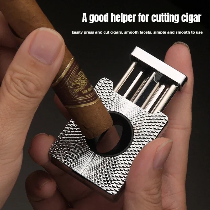 Premium Stainless Steel Cigar  - đánh giá và giá Cigar Cutter Set