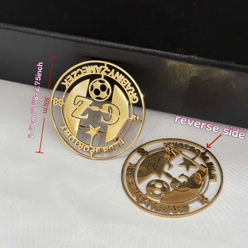 Custom Logo Brooch Simple Crea - đánh giá và giá Men Accessories Kit