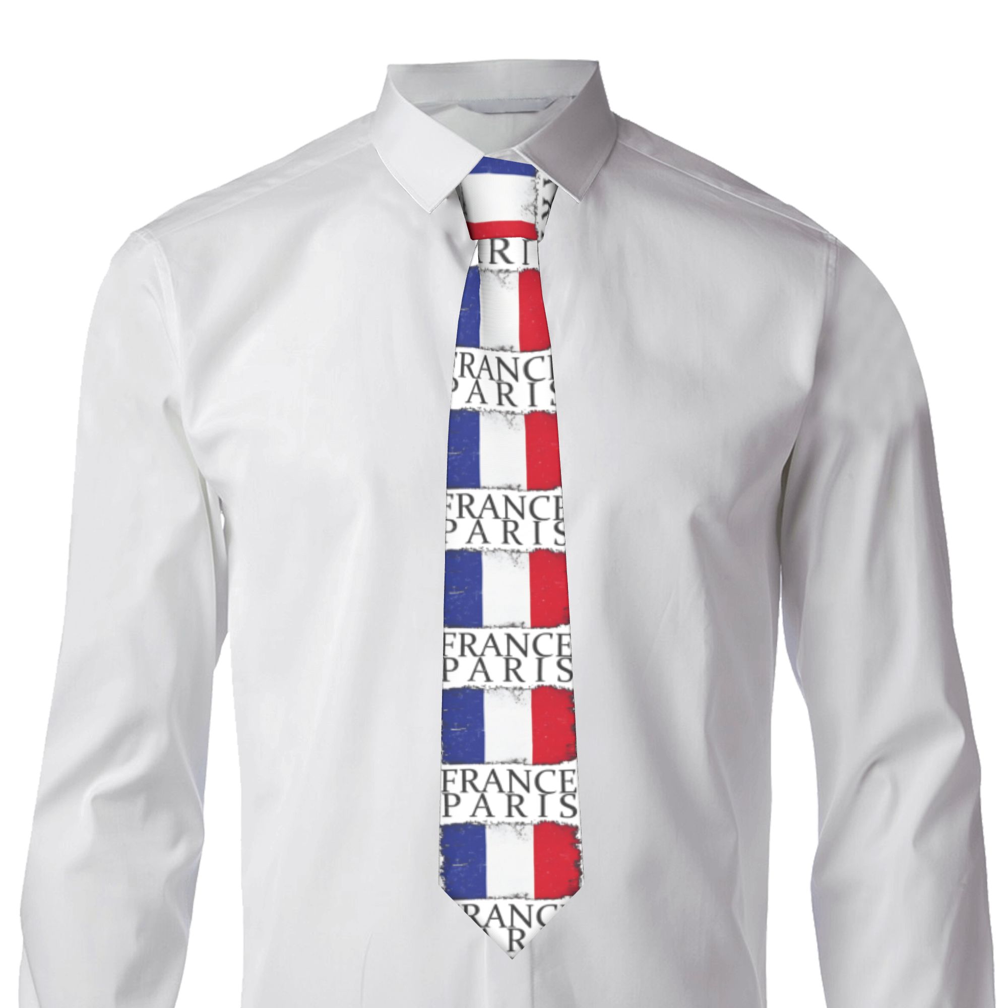 Men's Tie France Flag Capital  - đánh giá và giá Men'S Accessories Paris