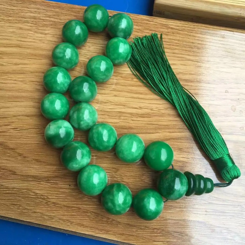 Xanh Tự Nhiên Vòng Tay Ngọc 13 - đánh giá và giá Bead Bracelet Men