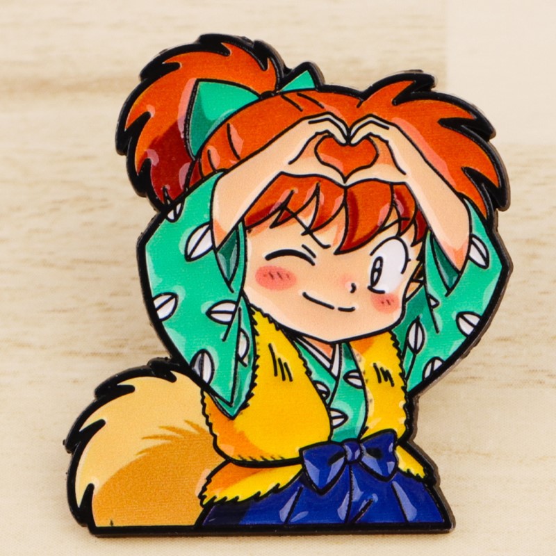 Cute Wolf Ear Fantasy Characte - đánh giá và giá Lapel Pin Enamel