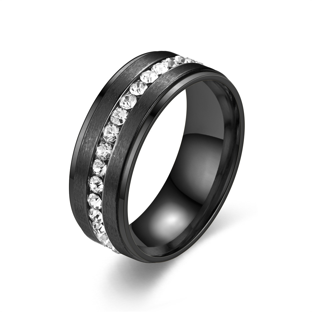 Stainless Steel Diamond Rings  - đánh giá và giá Men Accessories Ideas