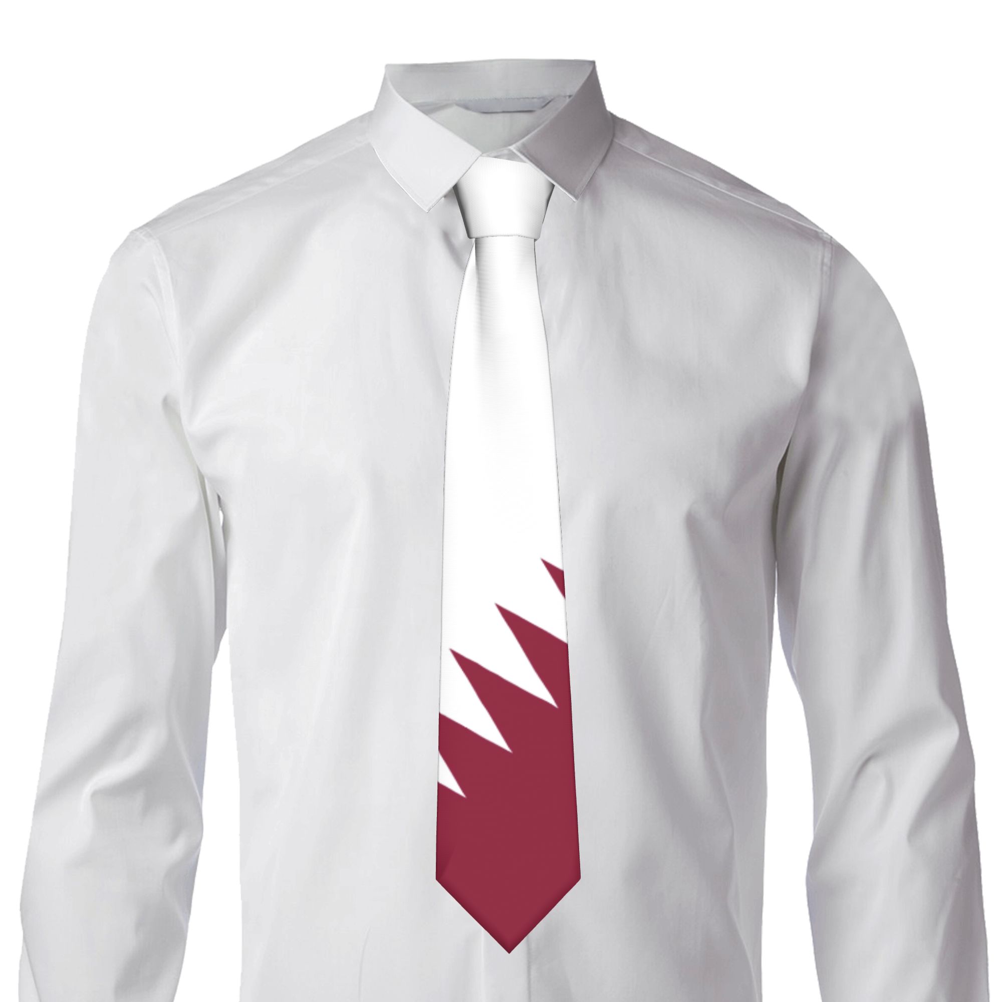 Mens Tie Qatar Flag Emblem Nec - đánh giá và giá Men Accessories Qatar