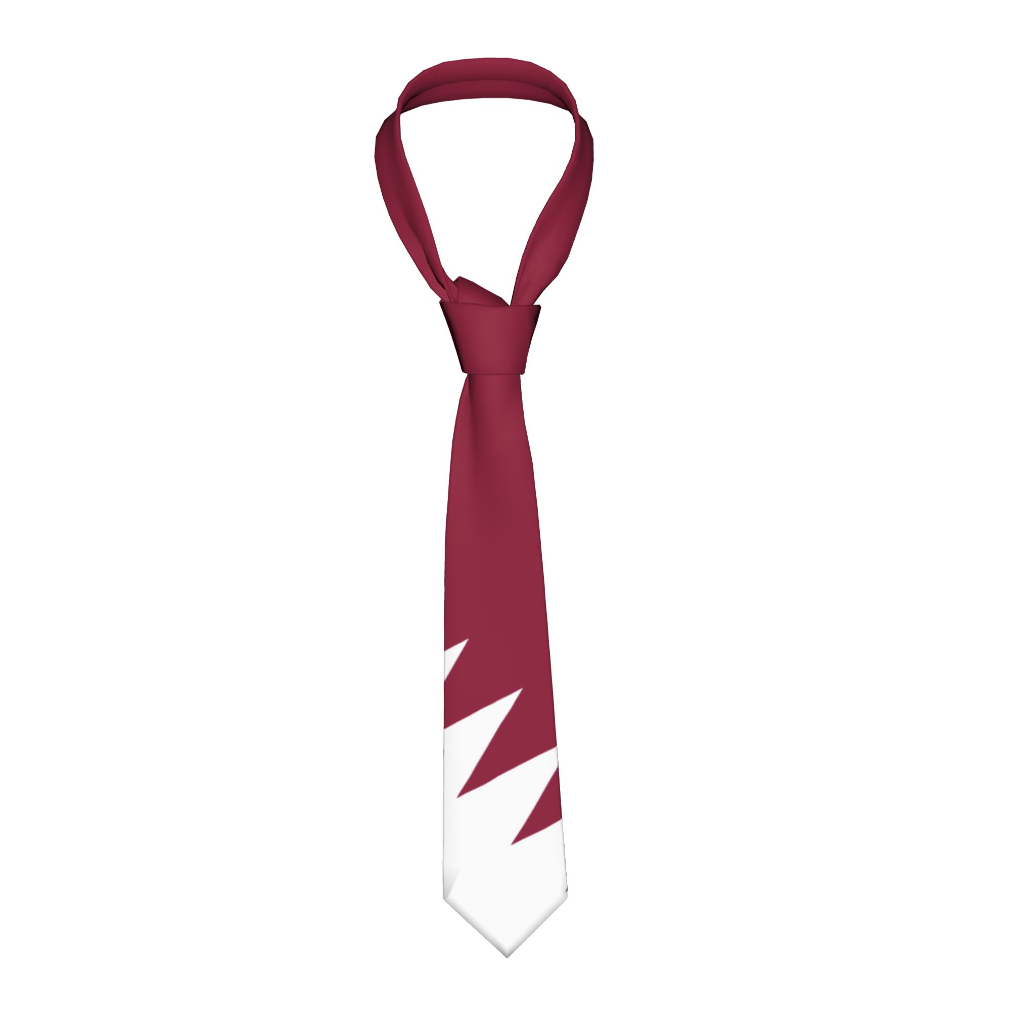 Qatar Flag Emblem Tie  Wedding - đánh giá và giá Men Accessories Qatar