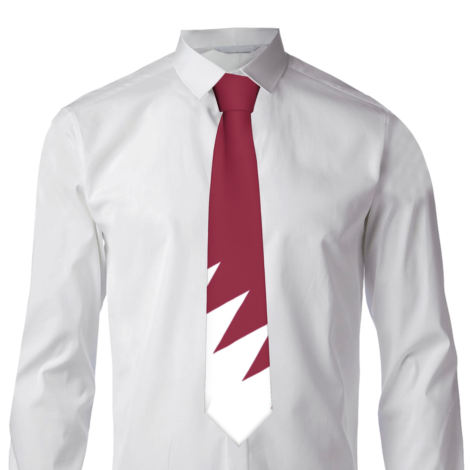 Qatar Flag Emblem Tie  Wedding - đánh giá và giá Men Accessories Qatar