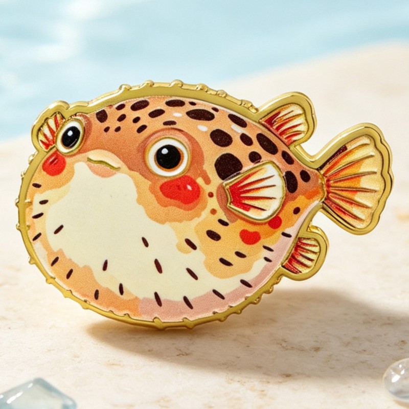 Vibrant Ocean Animal Enamel Pi - đánh giá và giá Lapel Pin Enamel