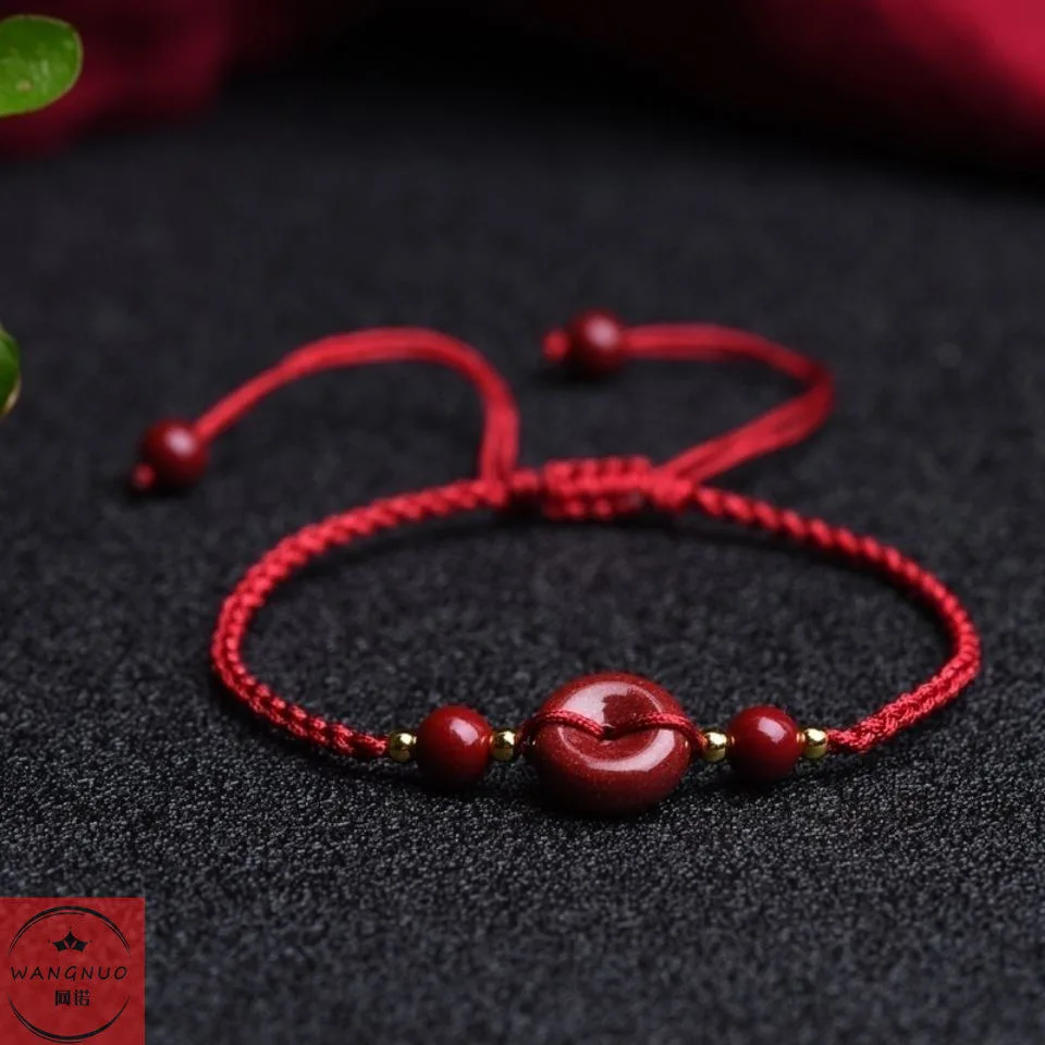 Tùy Chỉnh Màu Đỏ Tự Nhiên Chu  - đánh giá và giá Bead Bracelet Men