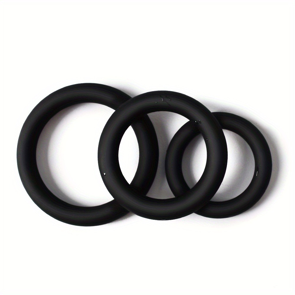 3PCS Silicone Penis Rings Set  - đánh giá và giá Men Accessories Combo