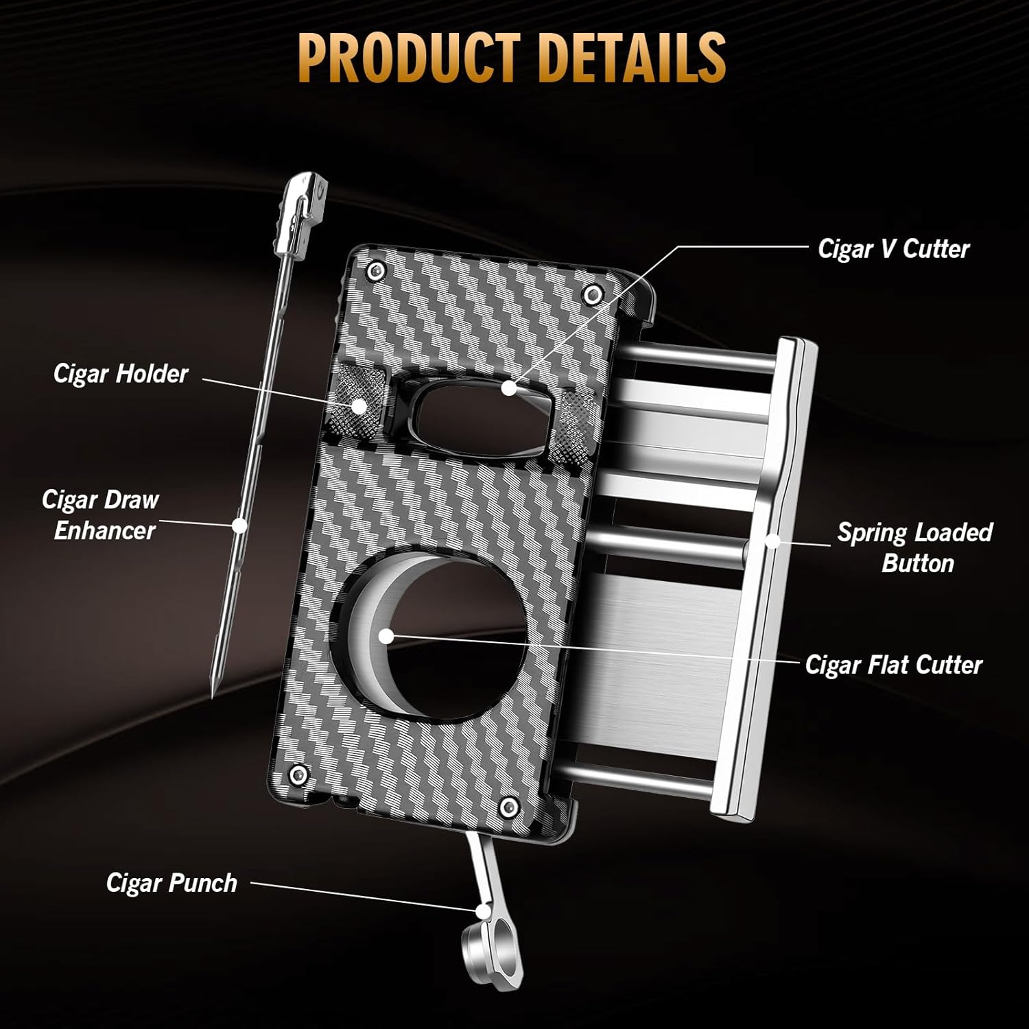 5 in 1 Cigar Cutter Set, Built - đánh giá và giá Cigar Cutter Set