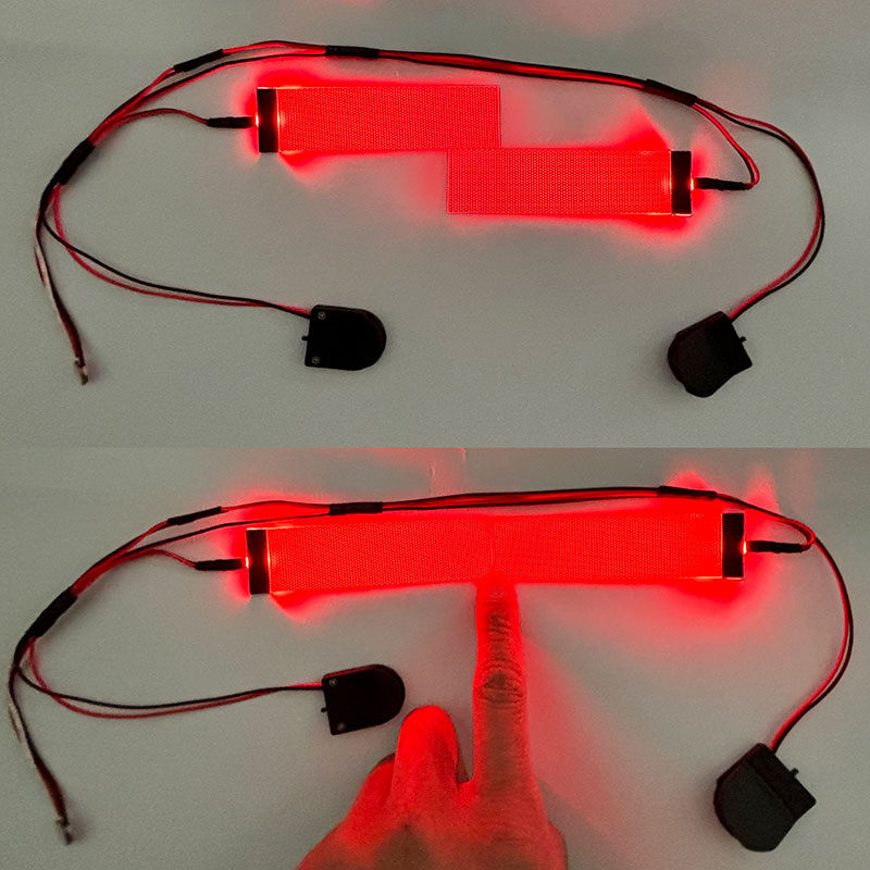 Red Flexible Bendable DIY LED  - đánh giá và giá Men Accessories Combo