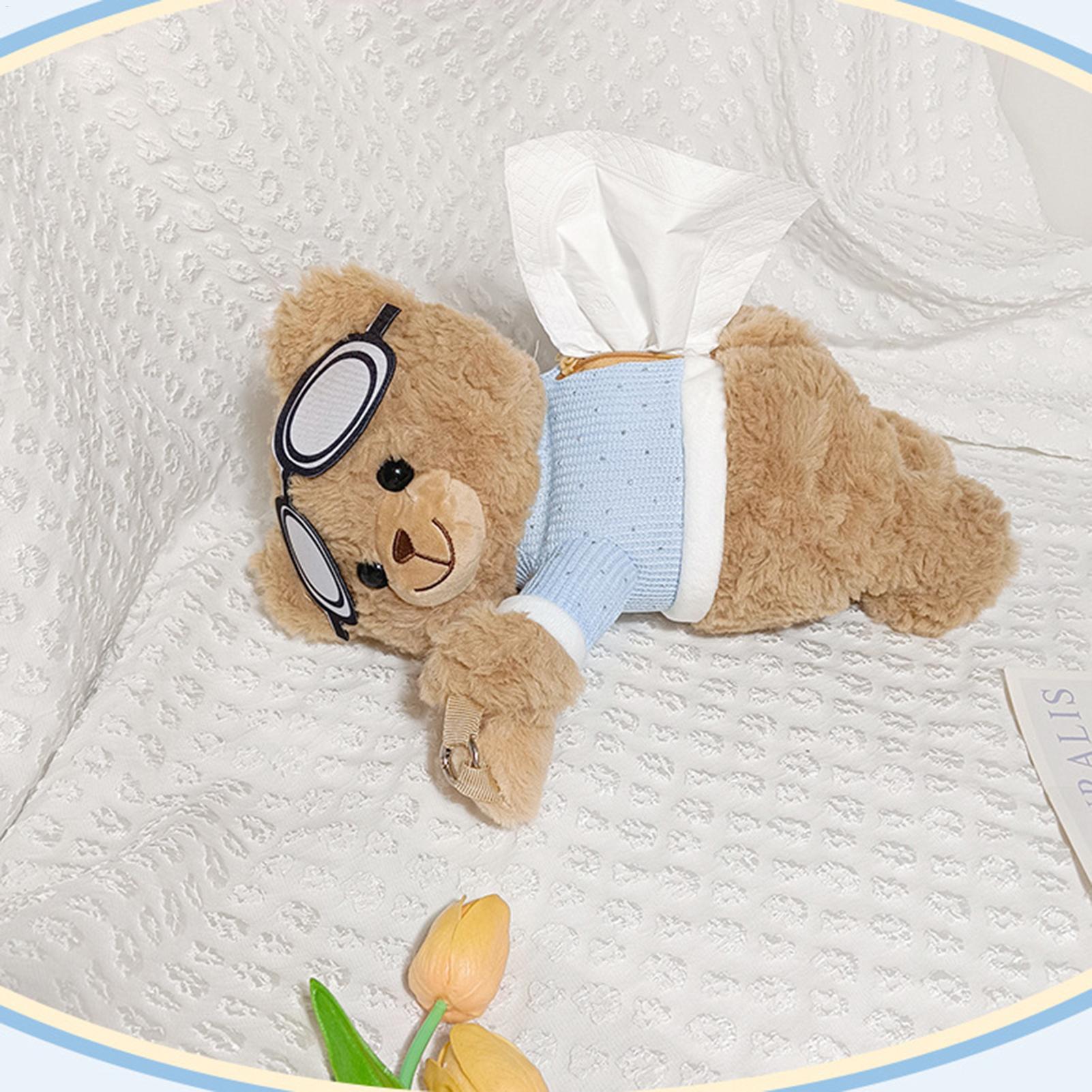 Car Tissue Box Bear Cartoon Ha - đánh giá và giá Men'S Accessories Rack