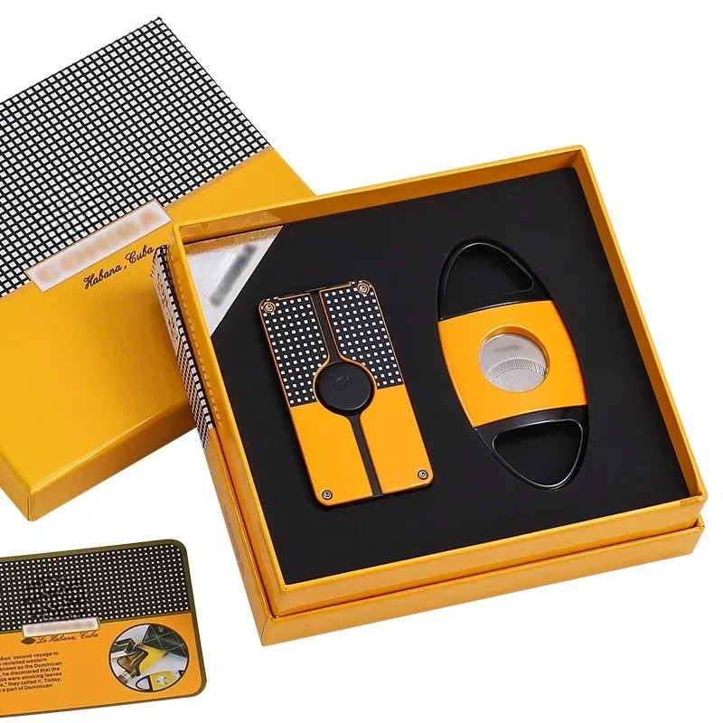 NEW Double-Bladed Straight Pun - đánh giá và giá Cigar Cutter Set