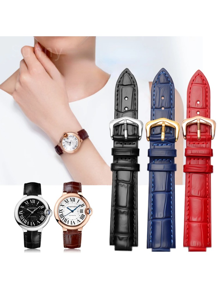 Genuine Leather Watch Strap fo - đánh giá và giá Men'S Accessories Cartier