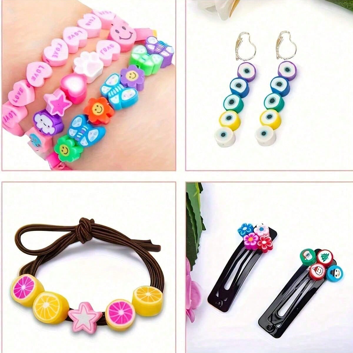 1450/1200/250pcs Polymer Clay  - đánh giá và giá Bead Bracelet Men