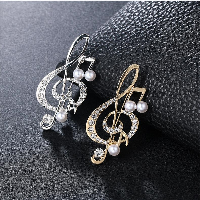 1Pc Elegant Musical Note Brooc - đánh giá và giá Men Accessories Ideas