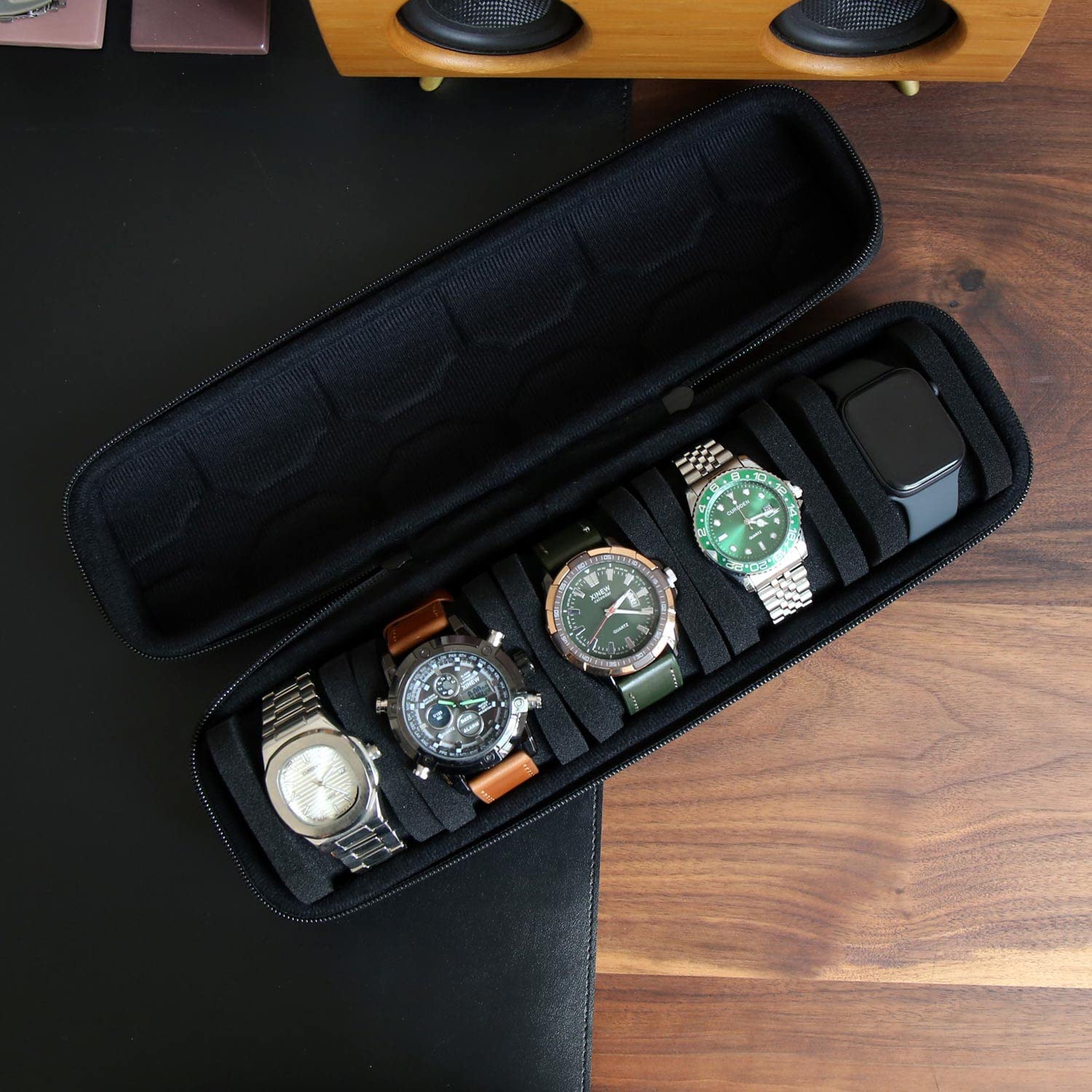 Watch Box Organizer For Men or - đánh giá và giá Men'S Accessories Rack