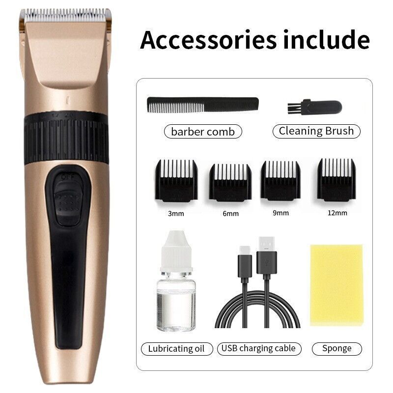 Professional Cordless Hair Cli - đánh giá và giá Men Accessories Combo