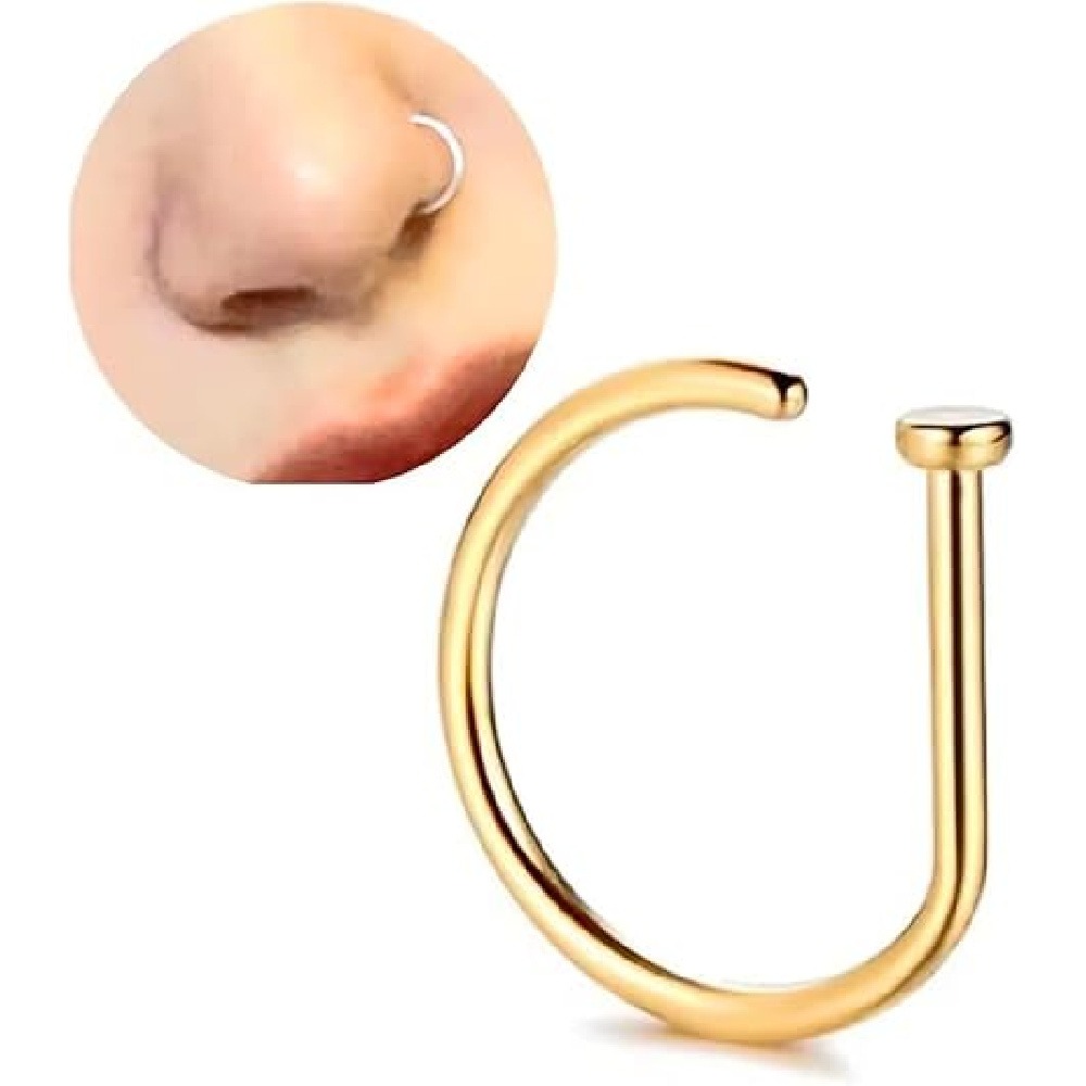 4 Pack Non Piercing D-Shaped N - đánh giá và giá Men Accessories Combo