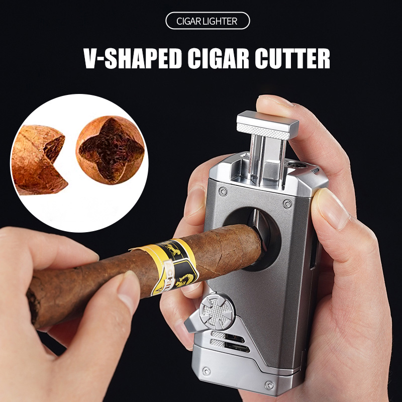 Multi-Function Cigar Lighter S - đánh giá và giá Cigar Cutter Set