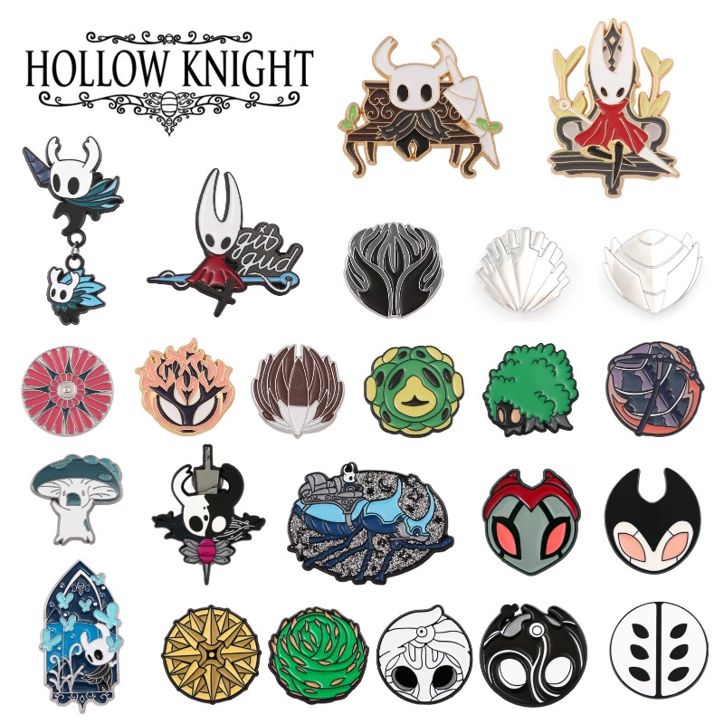 Hollow Knight Alloy Drip Oil E - đánh giá và giá Lapel Pin Enamel