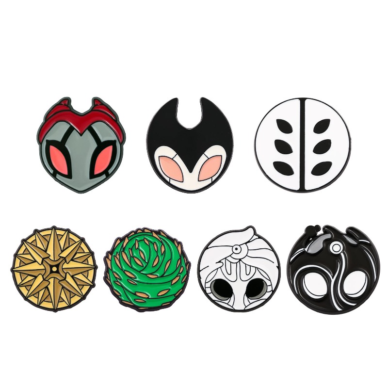 Hollow Knight Alloy Drip Oil E - đánh giá và giá Lapel Pin Enamel