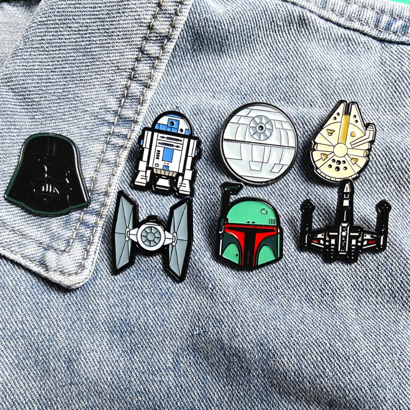 5/6/7pcs Cute Monster Brooche  - đánh giá và giá Lapel Pin Enamel