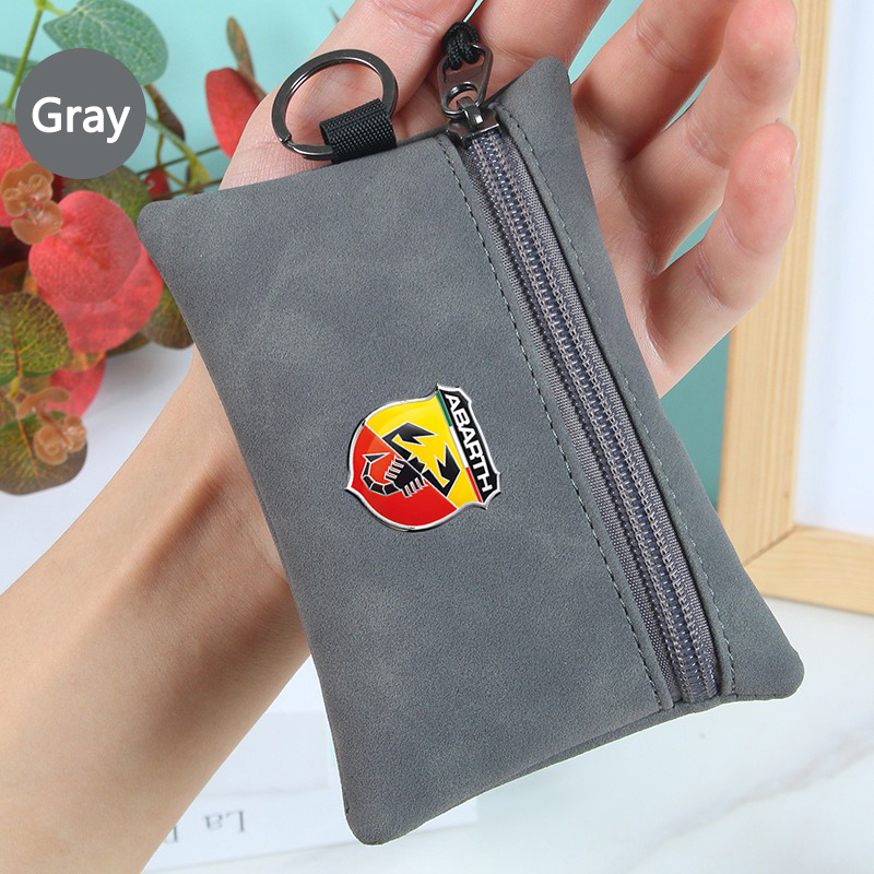 Car Logo Suede Wallet Zipper K - đánh giá và giá Men Accessories Logo