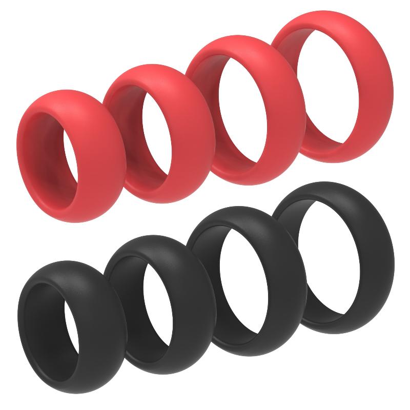 4Pcs Silicone Penis Ring Set f - đánh giá và giá Men Accessories Combo